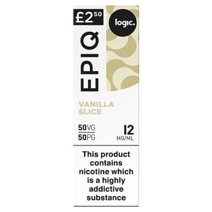 Logic Vape Flavors 6x Logic Epiq E-Cigarette Vanilla Slice 12MG E-Liquid Pods (New) Logic Logic Vape Flavors 6x Logic Epiq E-Cigarette Vanilla Slice 12MG E-Liquid Pods (New) Logic