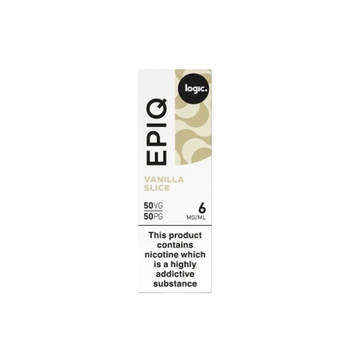 6x Logic Epiq E-Cigarette Vanilla Slice 6MG E-Liquid Pods (New)