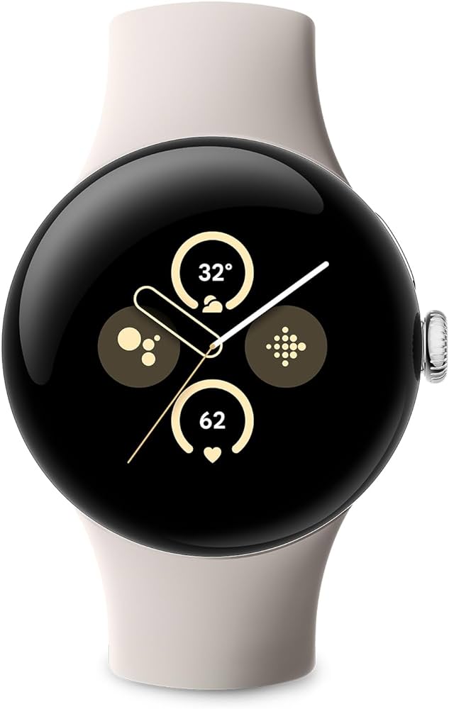 Google Pixel Watch 2 Wi-Fi/BT Smart Watch - Silver, Porcelain