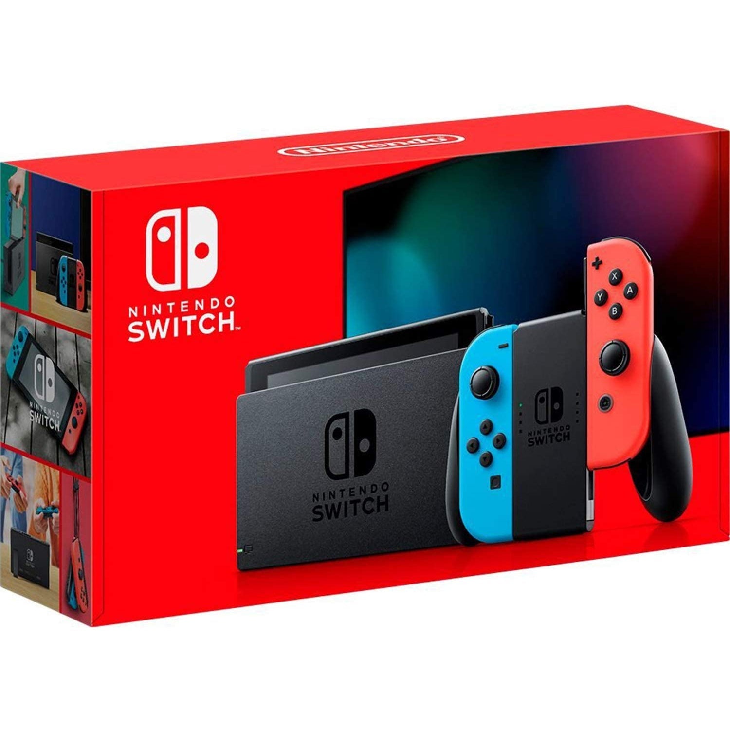 Nintendo Switch Console - Neon with improved battery
