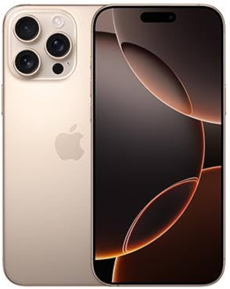 Apple iPhone 16 Pro Max 256GB 5G SIM-Free 6.9" Smartphone - Desert Titanium