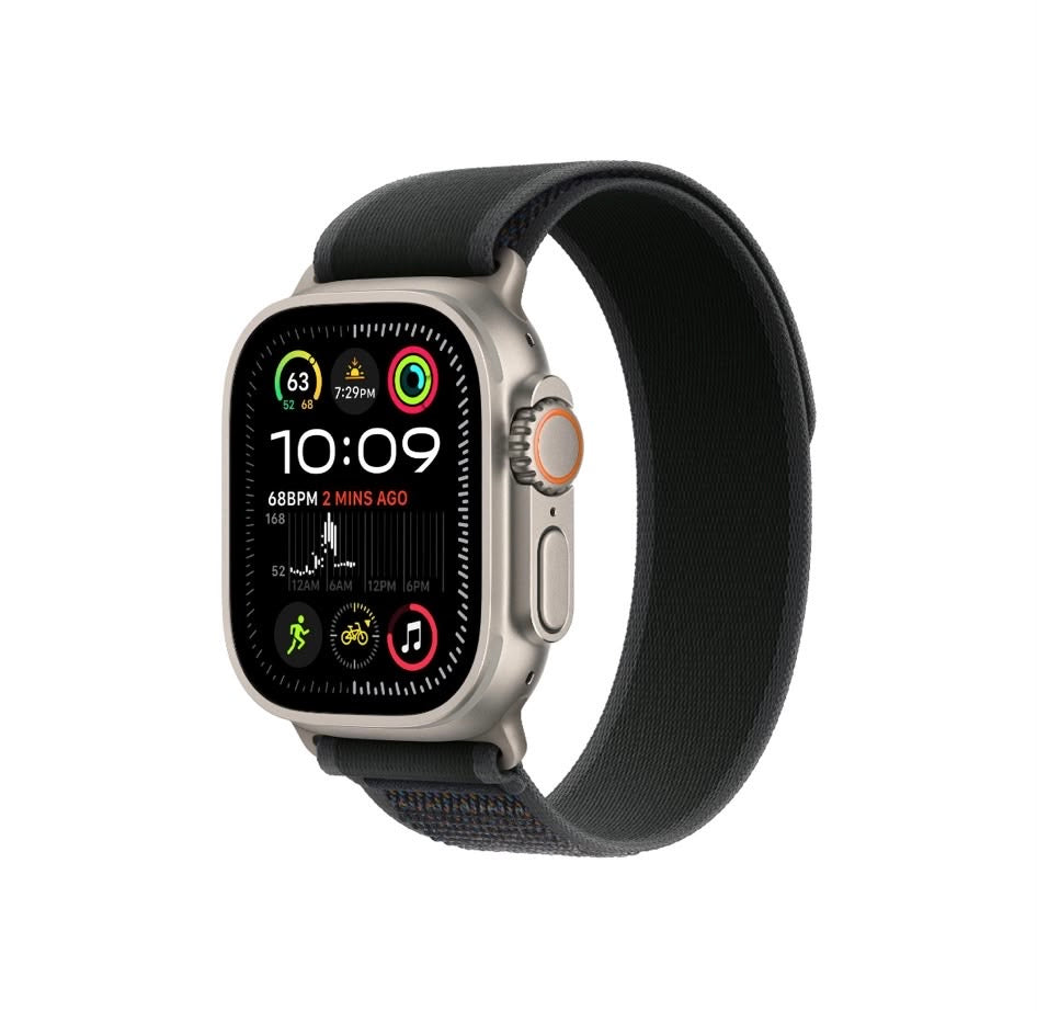 Apple Watch Ultra 2 49mm Natural Ti GPS Cellular Mint Black Trail Loop M/L