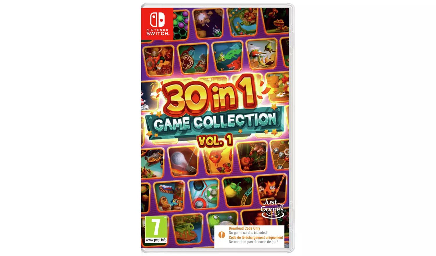 30 in 1 Game Collection Vol. 1 Nintendo Switch Game (New) DOWNLOAD CODE VERSION - Gadget Converters