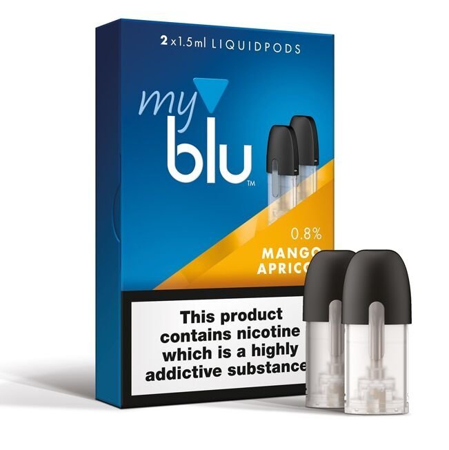 5X 2 Mango Apricot Liquidpod by myblu (New) - Gadget Converters