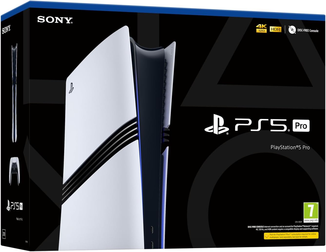 Sony PlayStation 5 Pro Console with DualSense Controller (Boxed)