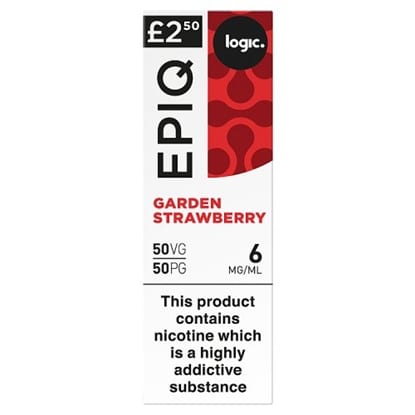 Logic Epiq E-Cigarette Garden Strawberry 12MG E-Liquid Pods (New)