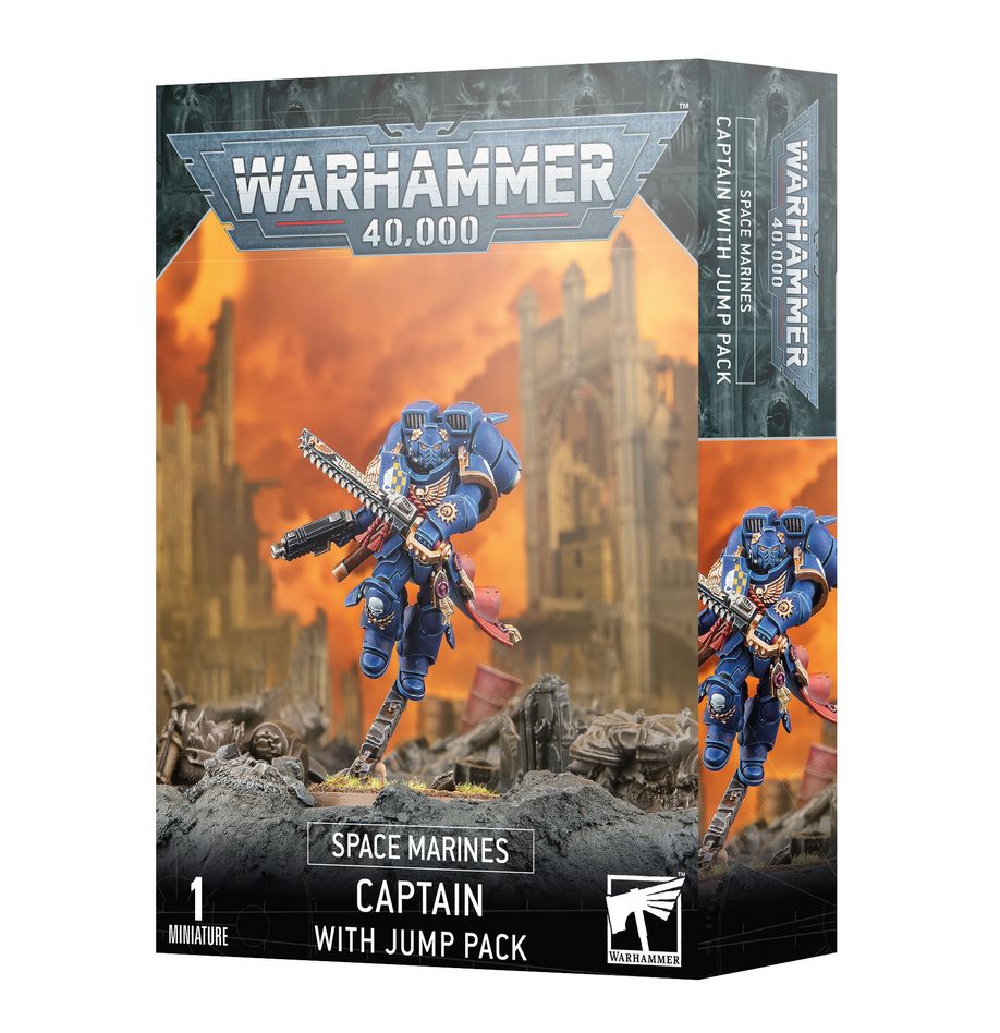 Warhammer - 40k - Space Marines - Captain with Jump Pack (New)