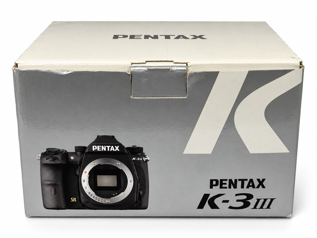 Pentax K-3 Mark III 25.7MP DSLR Camera Black Body Only - Boxed