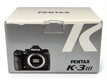 Pentax K-3 Mark III 25.7MP DSLR Camera Black Body Only - Boxed