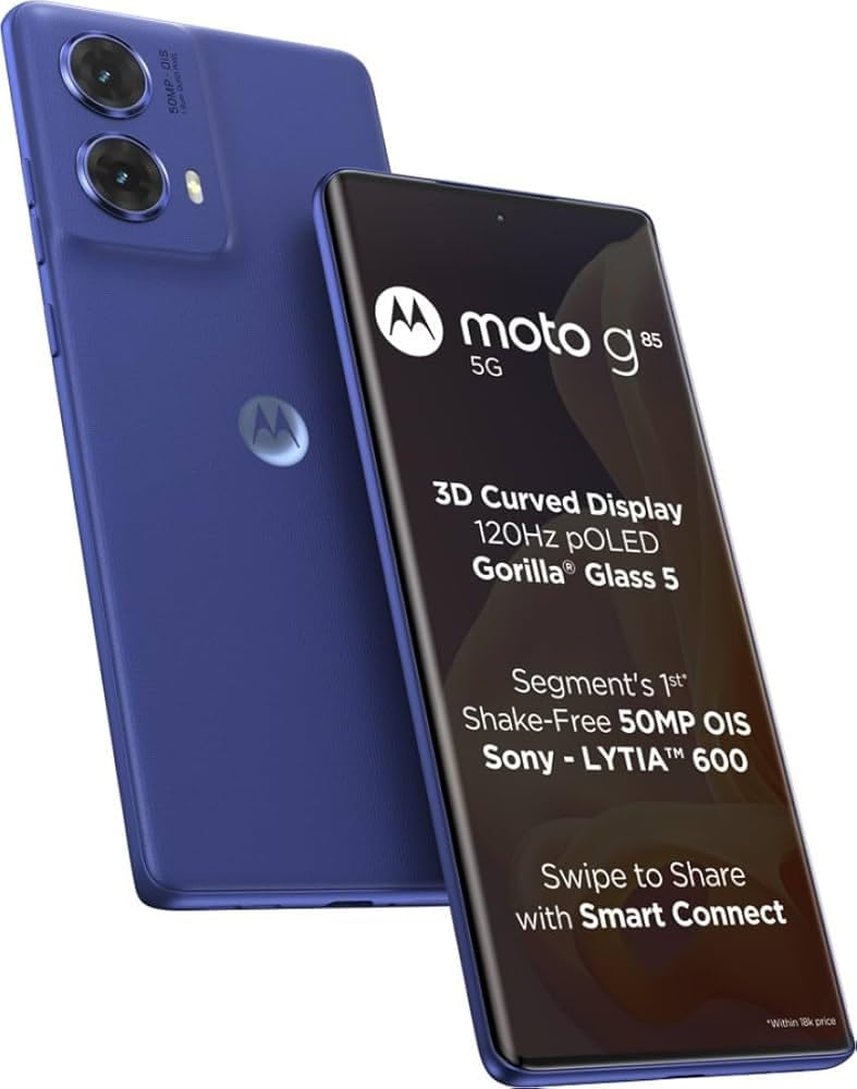 Motorola Moto G85 5G 256GB – Cobalt Blue – Boxed – Unlocked
