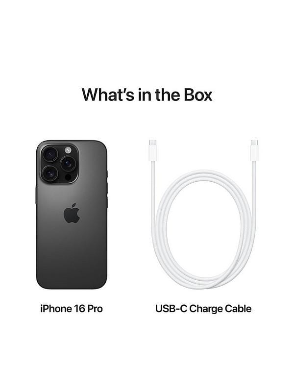 Apple iPhone 16 Pro 5G 1TB AI Mobile Phone - Black (New)