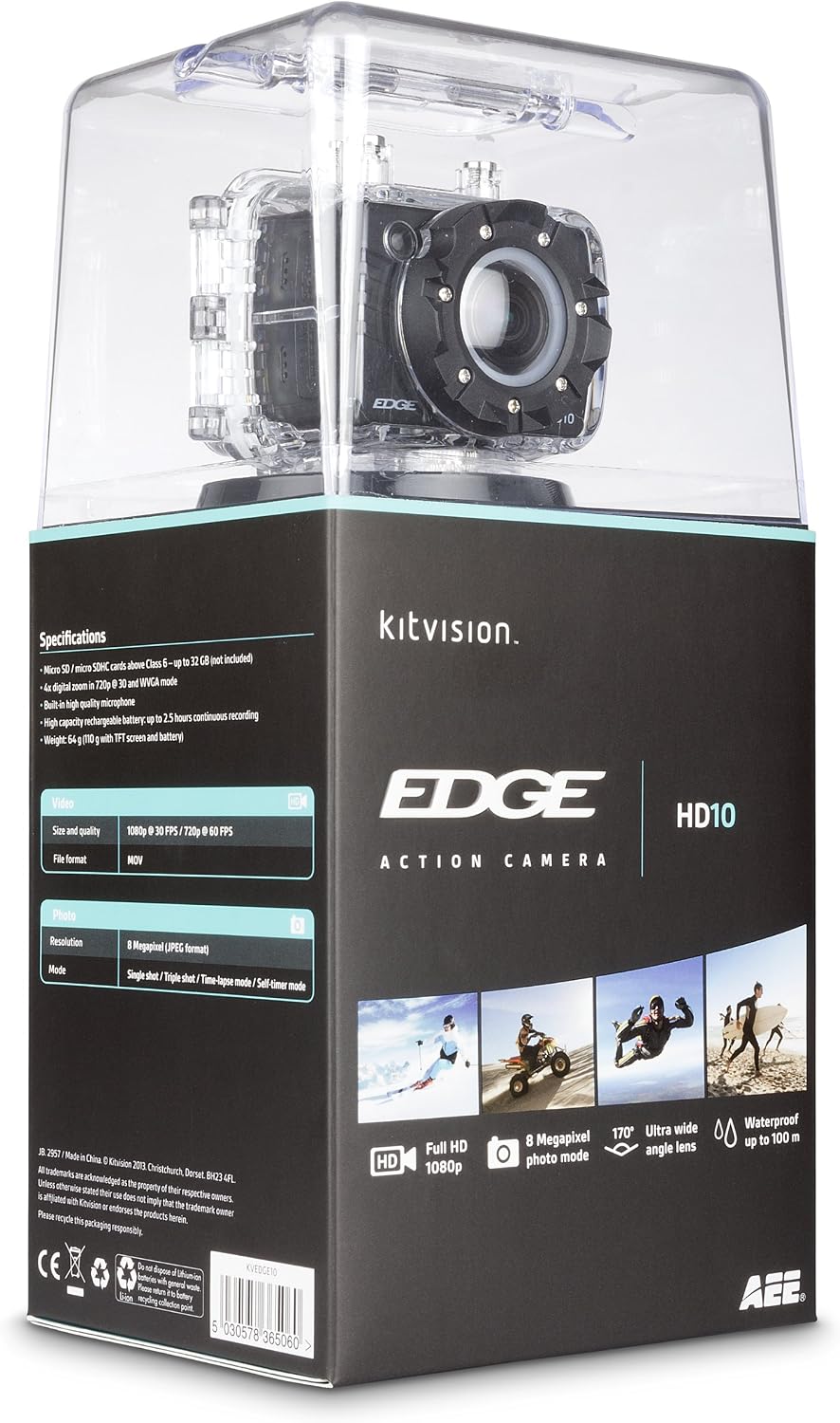 Kitvision edge HD10 action camera