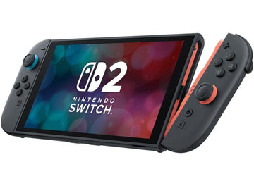 Nintendo Switch console with controller on a white background