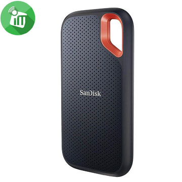 SanDisk Extreme PRO Portable SSD 4TB – Black | Ultra-Fast NVMe External SSD | Up to 2000MB/s | USB-C | IP65 Water & Dust Resistant