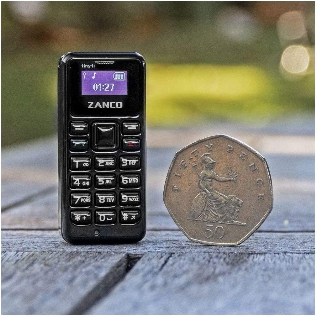 Zanco Tiny T1 - Black - World's Smallest 3GB Mobile Phone (New)