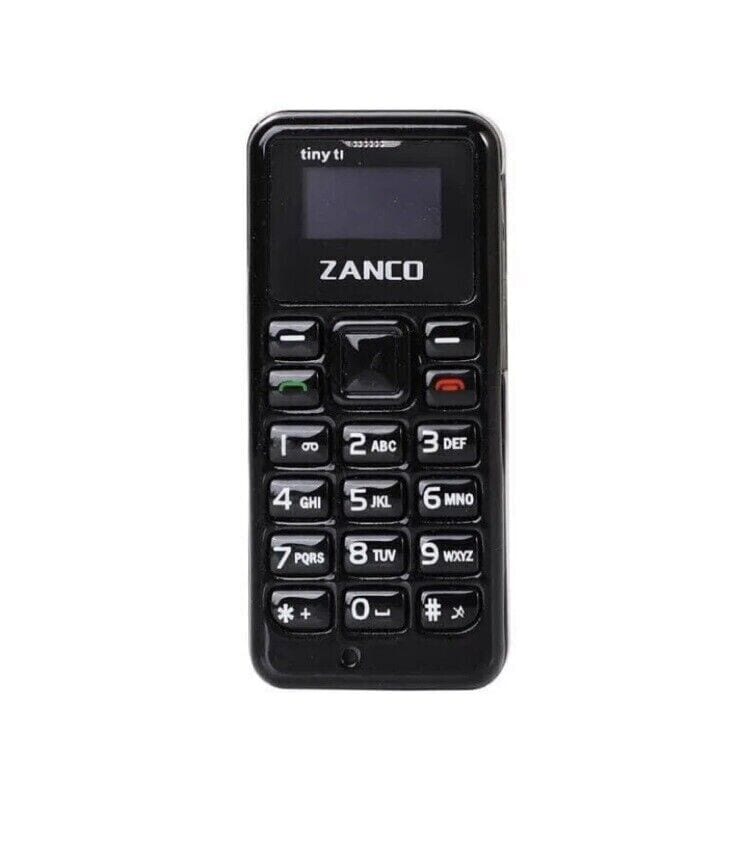 Zanco Tiny T1 - Black - World's Smallest 3GB Mobile Phone (New)