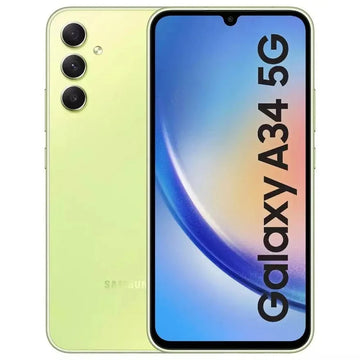 Samsung Galaxy A34 5G 128GB Mobile Phone - Lime (New)