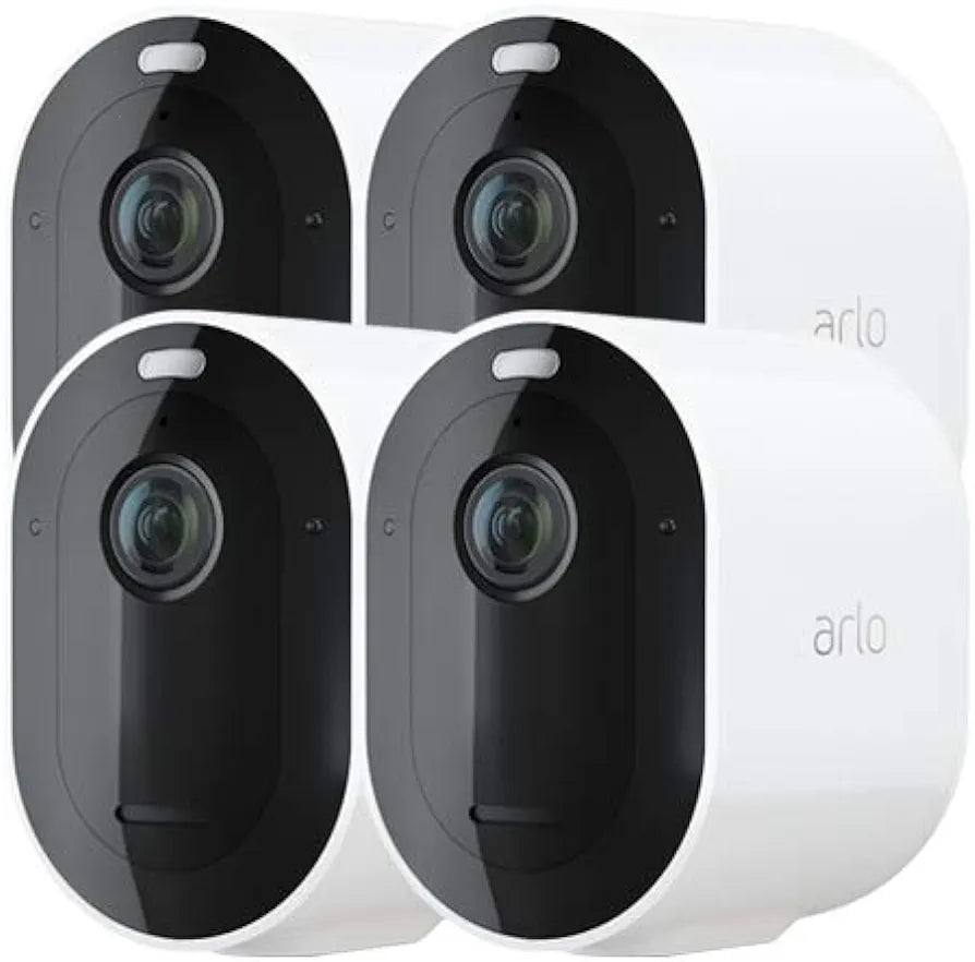 Arlo Pro 4 Security Camera Outdoor, 2K HDR, Wireless CCTV, 6 - Month Battery, Colour Night Vision, 2 - Way Audio, Built - in Siren - Gadget Converters