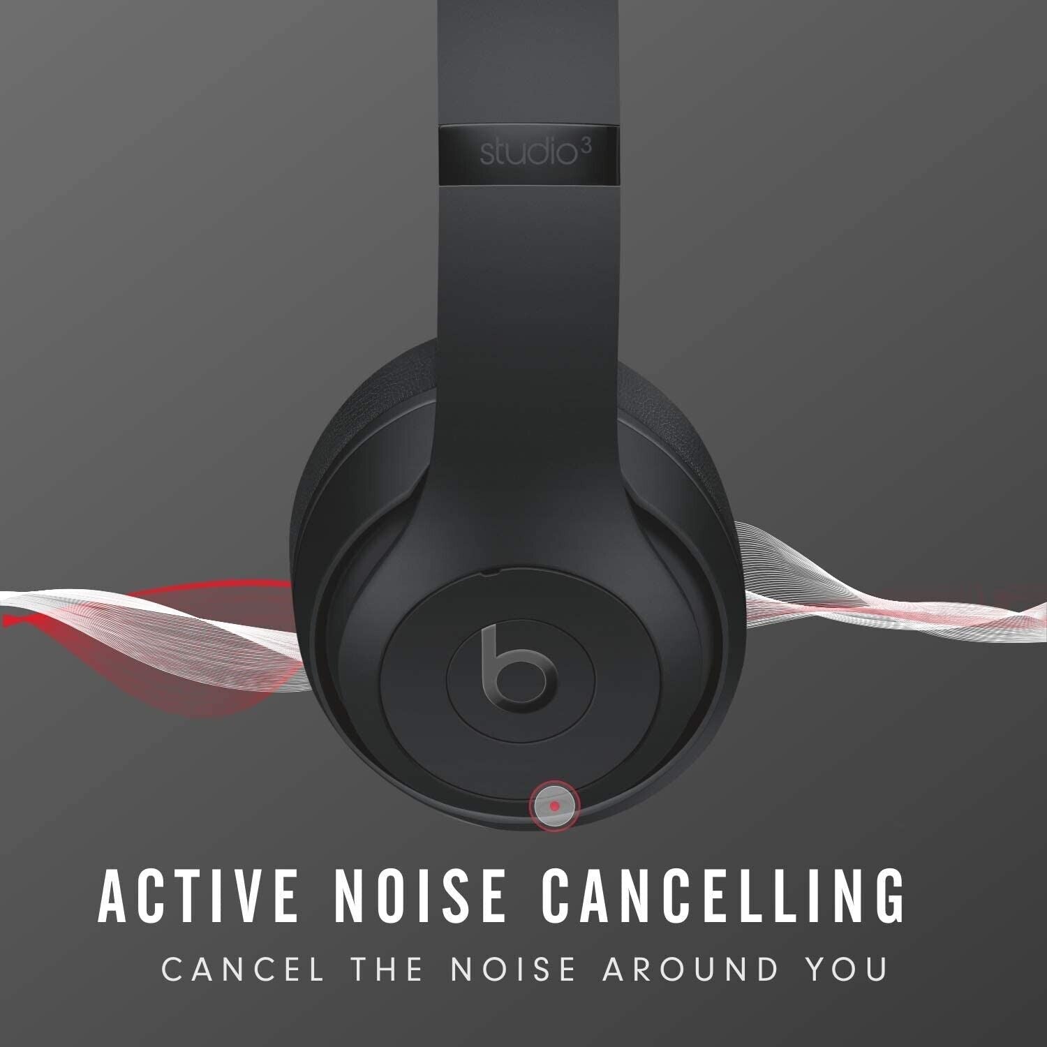 Beats Studio3 Wireless Noise Cancelling Over - Ear Headphones - Black - Gadget Converters