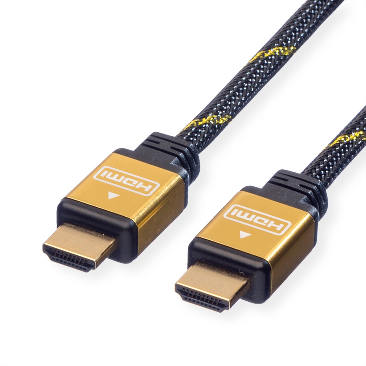 Braided Gold 4K HDMI Cable - High Speed (New) - Gadget Converters