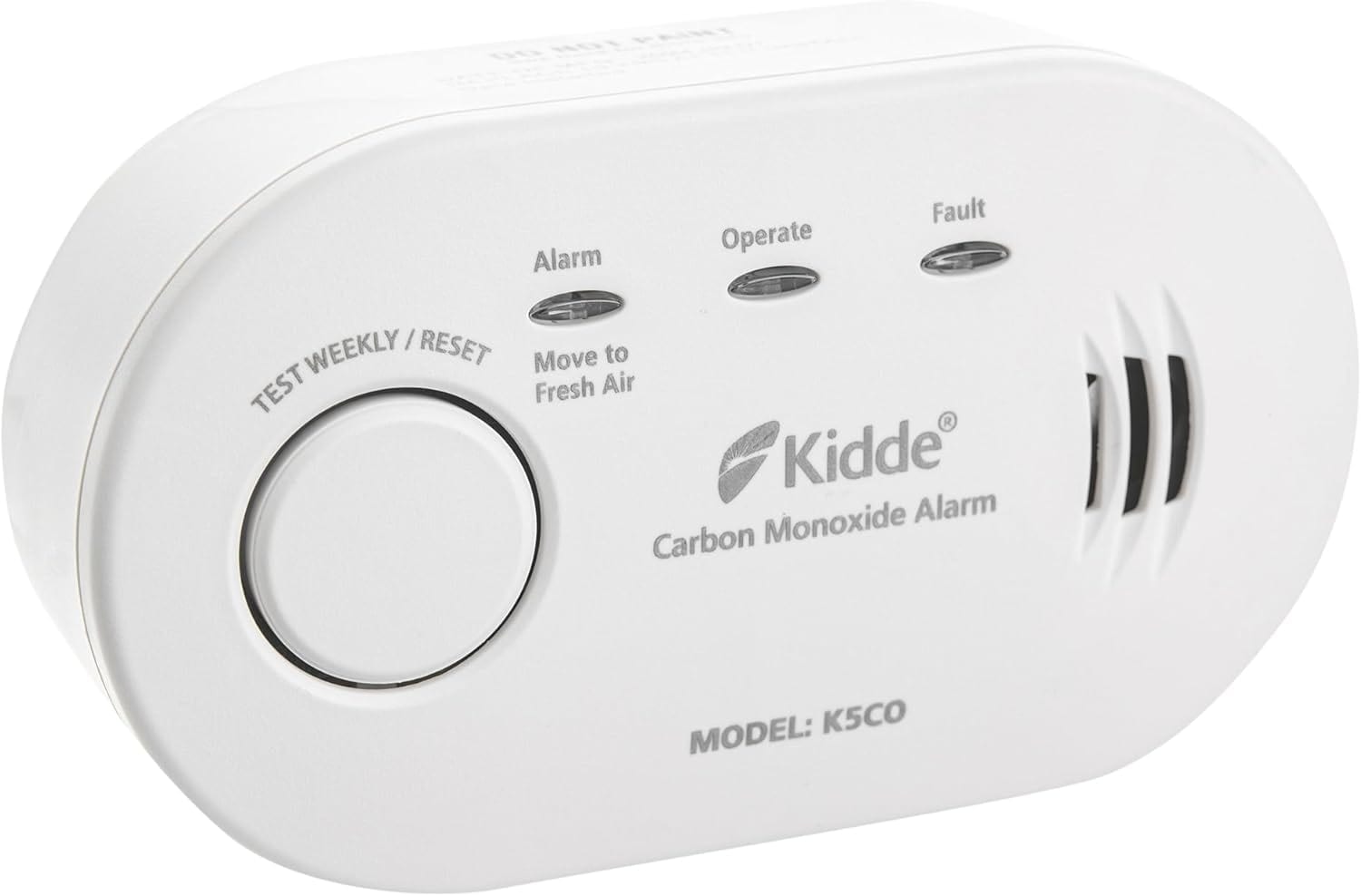 Carbon Monoxide Detector 10 Year Life - Kidde 5CO (New) - Gadget Converters