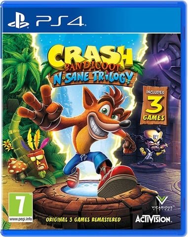 Crash Bandicoot N. Sane Trilogy Playstation 4 Game (New) - Gadget Converters