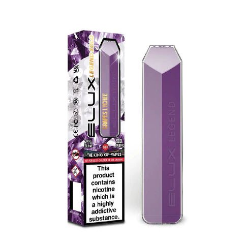 Elux Legend Solo 600 Puffs Grapes Lychee (New) - Gadget Converters