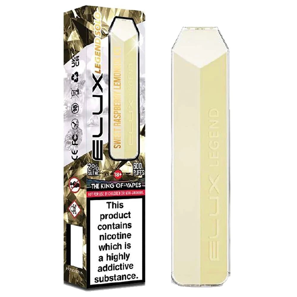 Elux Legend Solo 600 Puffs Sweet Raspberry Lemonade Ice (New) - Gadget Converters