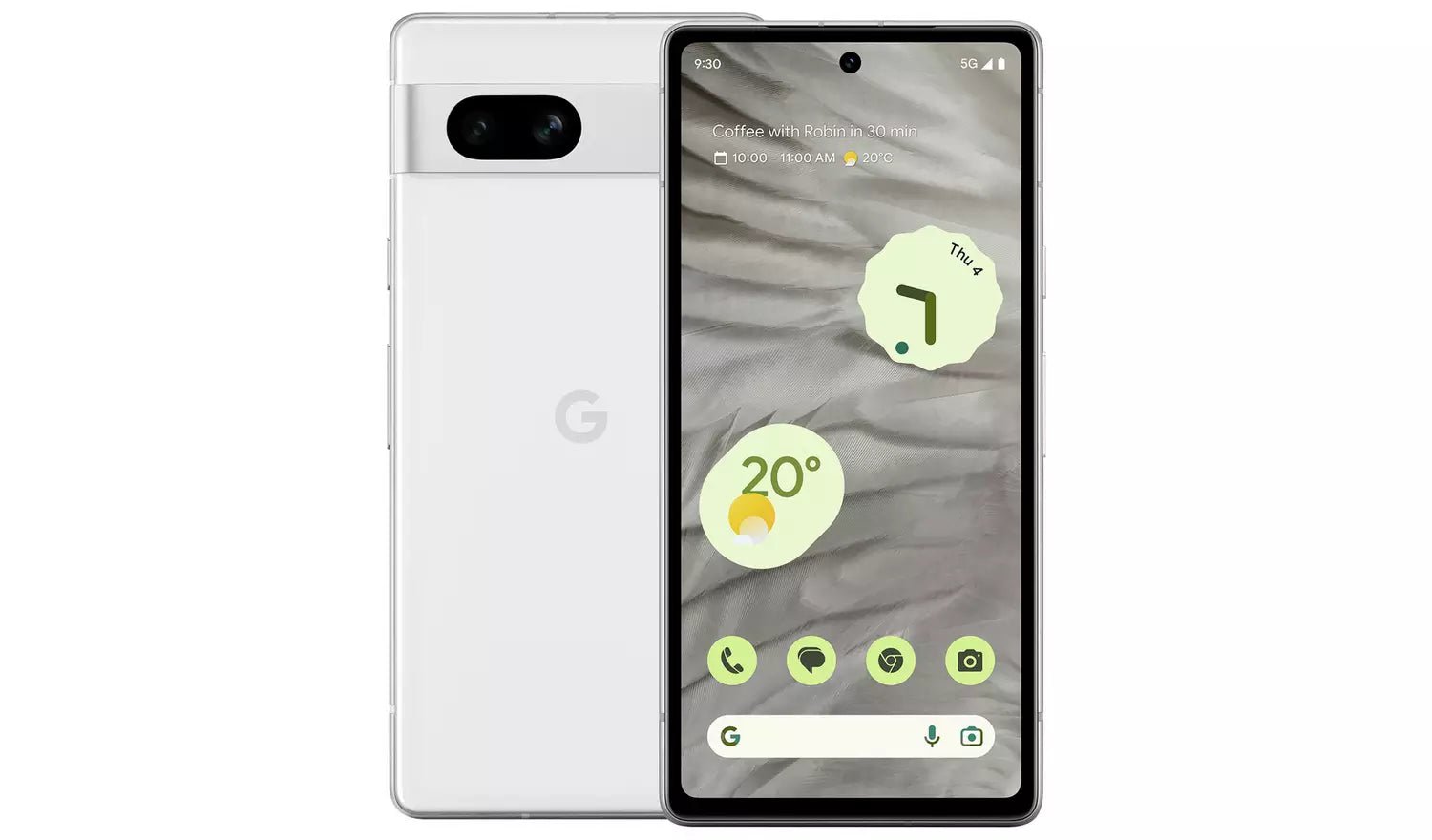 Google Pixel 7a 5G 128GB Mobile Phone - Snow (New) - Gadget Converters