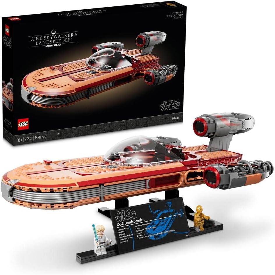 LEGO Star Wars 75341 | Luke Skywalker’s Landspeeder, Ultimate Collector Series - Gadget Converters