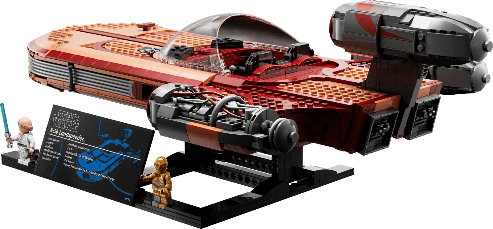 LEGO Star Wars 75341 | Luke Skywalker’s Landspeeder, Ultimate Collector Series - Gadget Converters