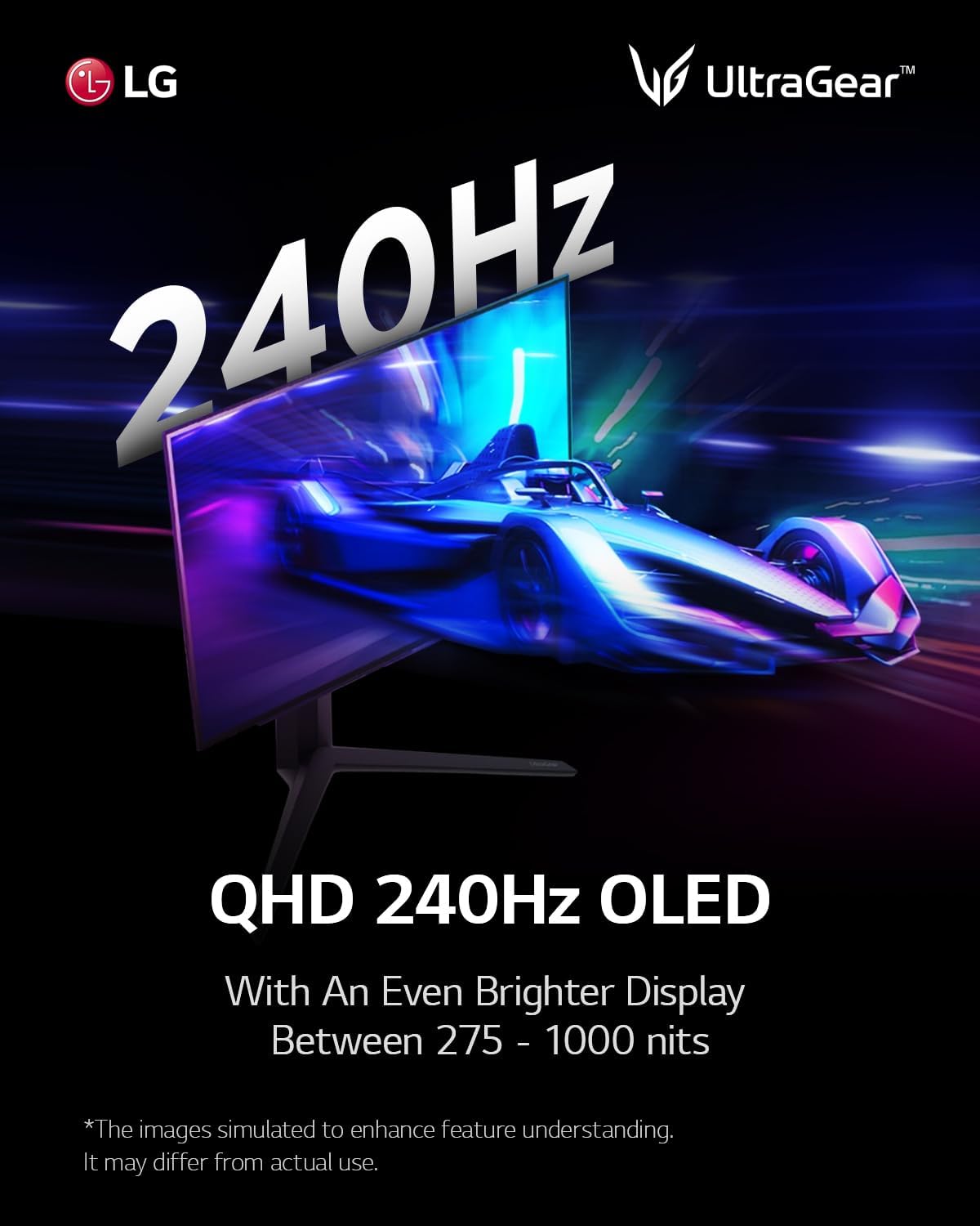 LG UltraGear OLED Gaming Monitor 27GS95QE, 27 inch, 1440p, 240Hz - Gadget Converters