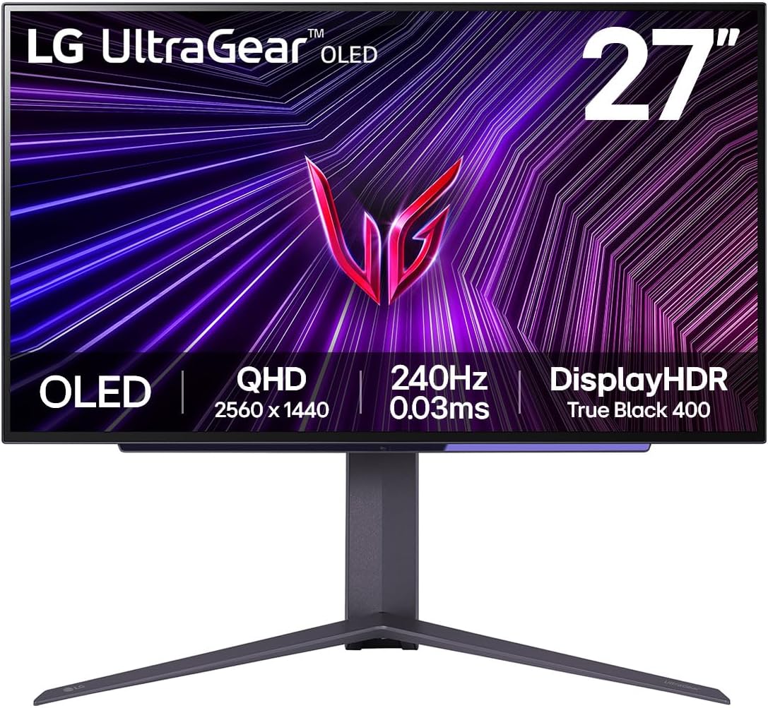 LG UltraGear OLED Gaming Monitor 27GS95QE, 27 inch, 1440p, 240Hz - Gadget Converters