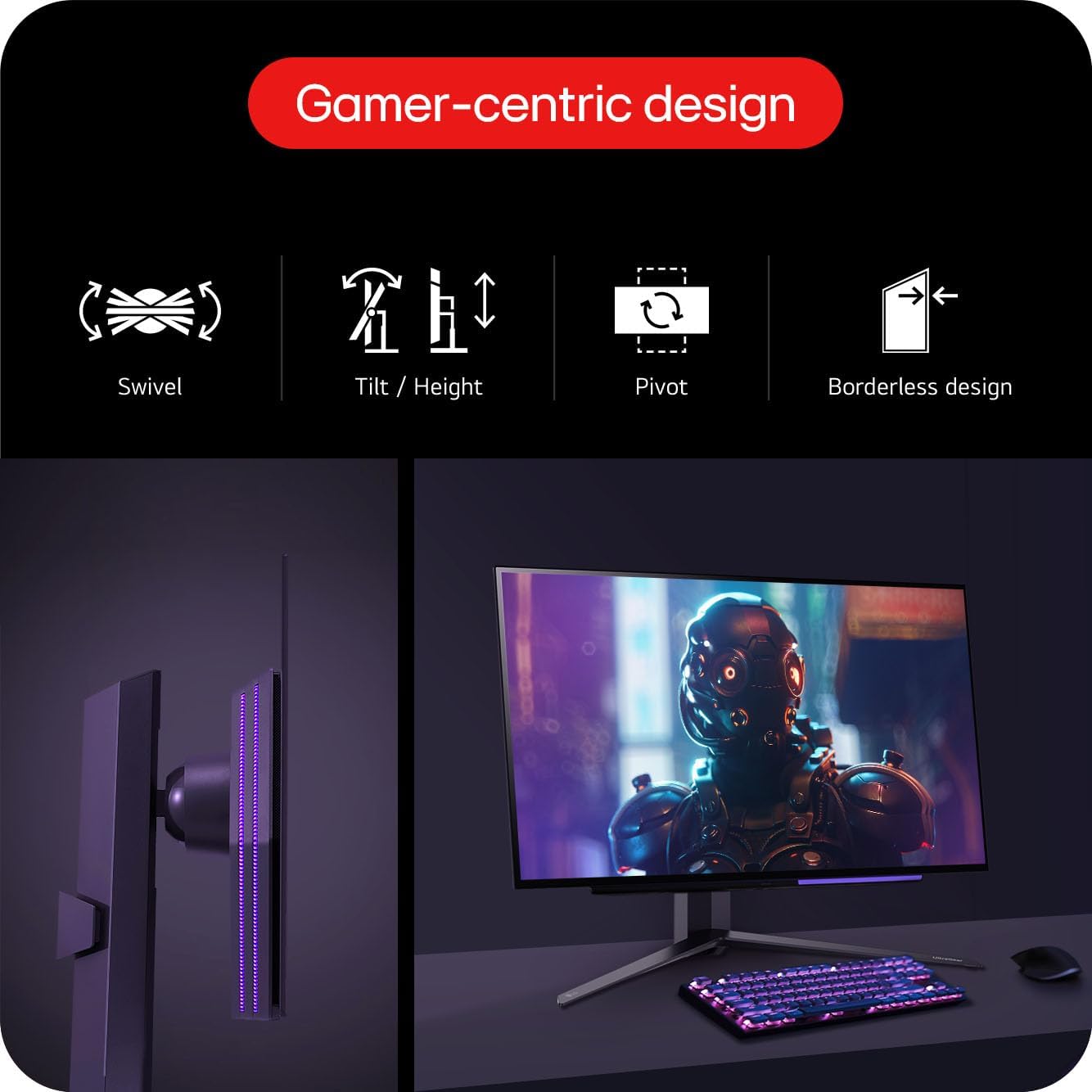 LG UltraGear OLED Gaming Monitor 27GS95QE, 27 inch, 1440p, 240Hz - Gadget Converters