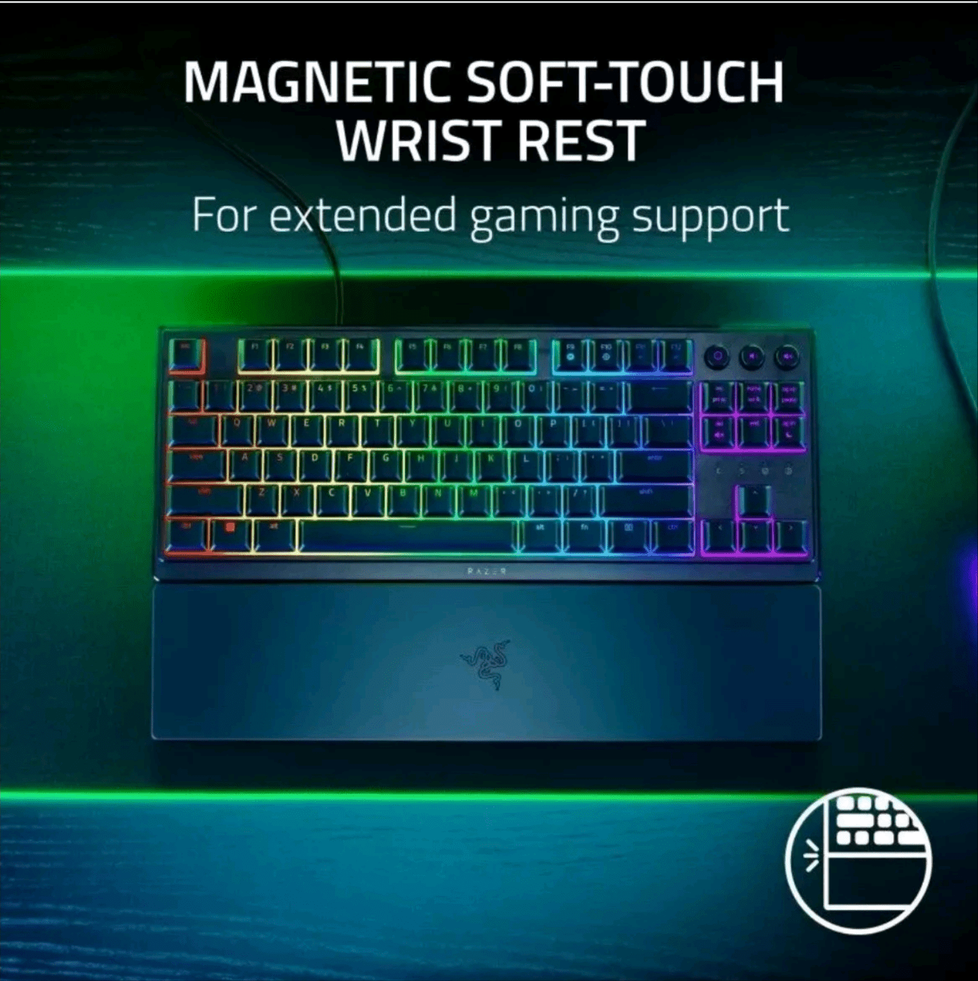 Razer Ornata V3 Tenkeyless Low-profile RGB Mecha-membrane Gaming Keyboard US (New) - Gadget Converters