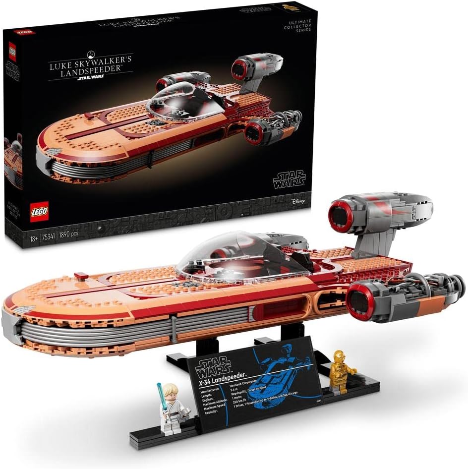 LEGO Star Wars 75341 | Luke Skywalker’s Landspeeder, Ultimate Collector Series