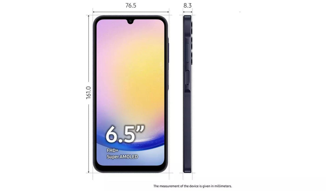 Samsung A25 5G 128GB Mobile Phone - Blue Black (New) - Gadget Converters