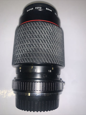 Tokina 70-210mm f4-5.6 SD Telephoto Zoom Lens for Pentax PK Cameras + UV Filter