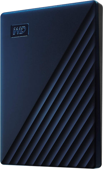 WD 4TB My Passport for Mac Portable HDD USB 3.0 with software for device management, backup and password protection - Blue (New)