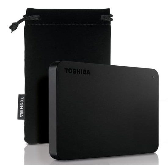 TOSHIBA Canvio Basics Portable Hard Drive - 2 TB, Black (New) - Gadget Converters